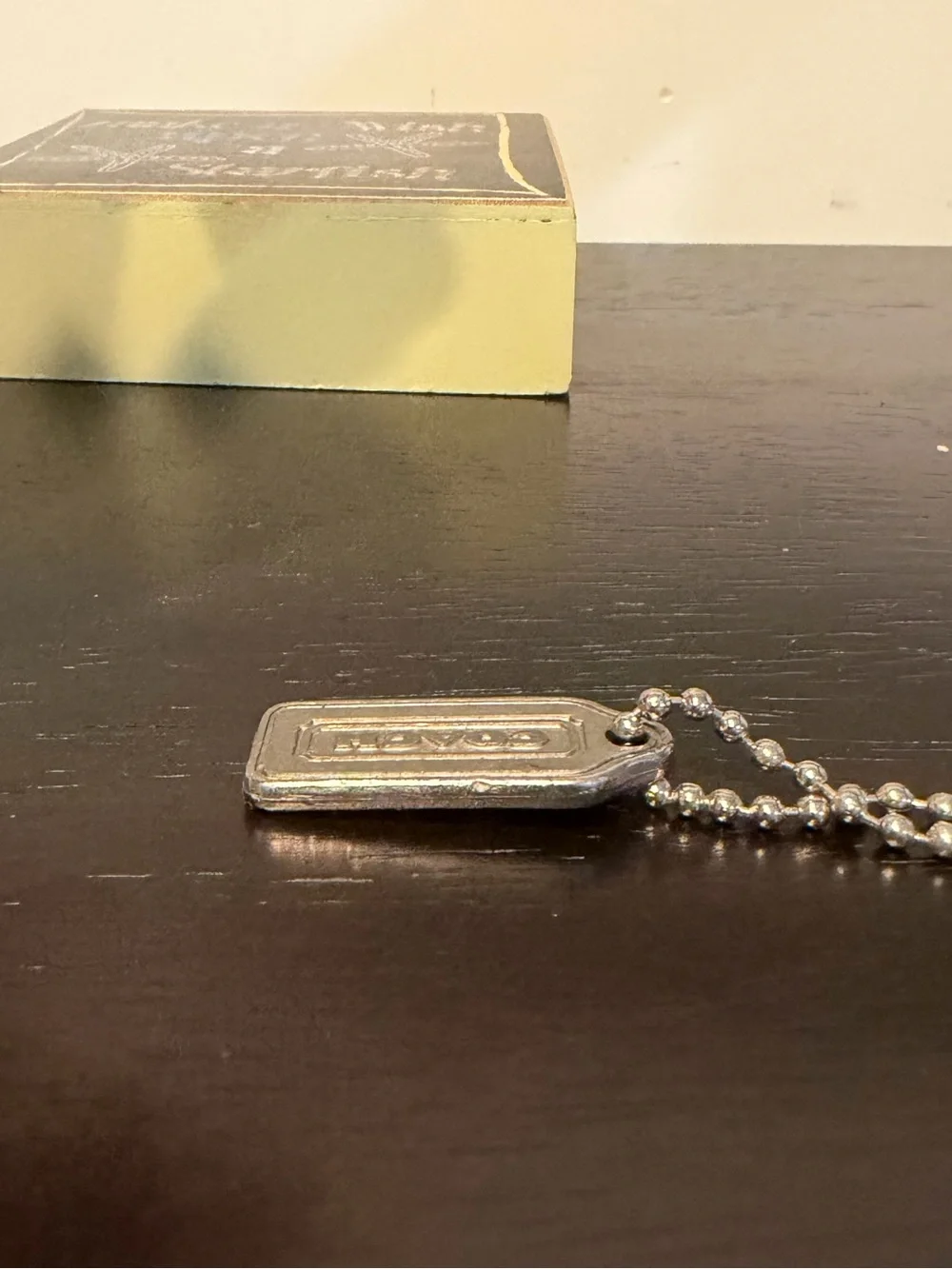Coach Metal Mini Hang Tag